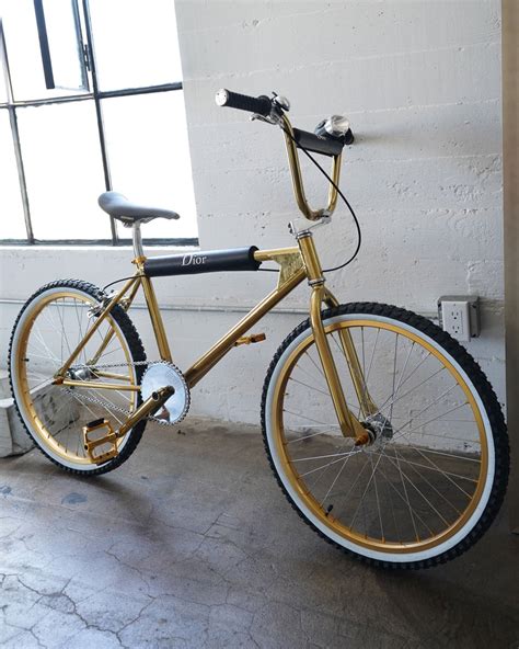 gold dior bike price|Dior Homme x Bogarde Gold BMX Collaboration .